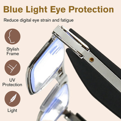 Faltbare Lesebrille mit Etui – +1.00 bis +4.00