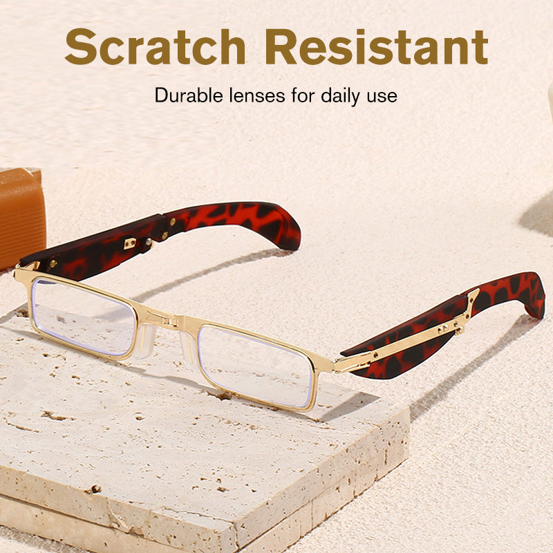 Faltbare Lesebrille mit Etui – +1.00 bis +4.00