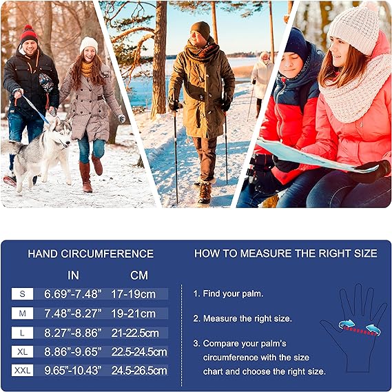 🔥 Heißer Verkauf: 50 % Rabatt 🔥 🧤 Touchscreen-Winterhandschuhe – Warm, Anti-Rutsch &amp; Safe für Outdoor! ❄️