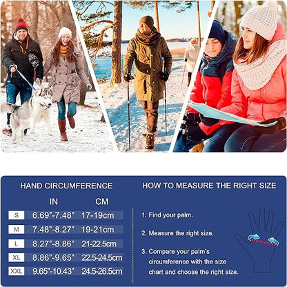 🔥 Heißer Verkauf: 50 % Rabatt 🔥 🧤 Touchscreen-Winterhandschuhe – Warm, Anti-Rutsch &amp; Safe für Outdoor! ❄️