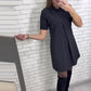 Elegantní minišaty s límečkem pro ženy