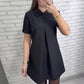 Elegantní minišaty s límečkem pro ženy