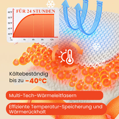 🔥Eine sehr warme und preiswerte Strick-Daunenjacke.🎉Gestrickte Patchwork-Pufferjacke für Damen