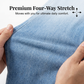 👖 Dámské džíny s vysokým pasem – pružné a se širokými nohavicemi! ✨💙