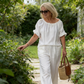 👚 50% OFF NOW! ⏳ Women's Drawstring Top & Pants 2-Piece Set – Relaxed fit & comfortable – Perfect for lounging or everyday style – soft and breathable 🌸👖