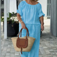 👚 50% OFF NOW! ⏳ Women's Drawstring Top & Pants 2-Piece Set – Relaxed fit & comfortable – Perfect for lounging or everyday style – soft and breathable 🌸👖