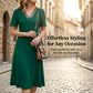 Elegantní dámské síťované šaty s výstřihem do V