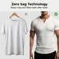 👕Pánské štíhlé jednobarevné tričko Henley