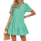 👗 NYNÍ S 50% SLEVOU! 🌸 Dámské letní vzdušné krajkové šaty ve stylu babydoll – s ozdobnými očky, lehké a ideální na dovolenou ☀️