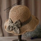 🏖️👒 Elegantní proutěný slaměný klobouk s mašlí – Skladem & na dobírku 🌞✨