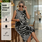 【S-5XL】🎀 Dámské šaty s leopardím potiskem bez rukávů