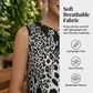 【S-5XL】🎀 Dámské šaty s leopardím potiskem bez rukávů