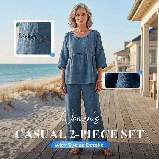 👕 ČASOVĚ OMEZENÁ SLEVA 50 %! ✨ Dámská dvoudílná sada – prošívané detaily, ležérní, pohodlná, všestranná 🌸