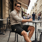 🩳Men's Casual Textured Cargo Shorts with Drawstring