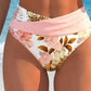 🌺Bikiny s květinovým vzorem a vysokým pasem💦