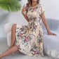 👗 ČASOVĚ OMEZENÁ SLEVA 50 %! ✨ Šaty s květinovým potiskem a plisovanou sukní – Elegantní, ženské ✨