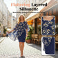 👗 ČASOVĚ OMEZENÁ SLEVA 50 %! ✨ Sada květinového přehozu a šatů – Elegantní, ženská ✨