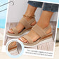 👡Pletené sandály na nízkém podpatku | Měkká protiskluzová podrážka☀️