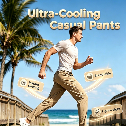 👖Pánské rychleschnoucí ultratenké rovné kalhoty☀️