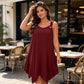 👗Dámské šaty bez rukávů – asymetrický lem, kroužková ramínka, splývavé 🌸