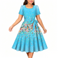 👗Dámské šaty s květinovým vzorem do A☁️