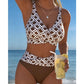 👙🌊Dámský dvoudílný bikini set s vysokým pasem