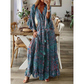👗Dámské boho květinové maxi šaty🌺