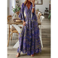 👗Dámské boho květinové maxi šaty🌺