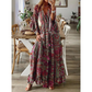 👗Dámské boho květinové maxi šaty🌺