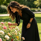 Bohemian Ruffle V-Neck Maxi Dress