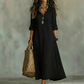 Bohemian Ruffle V-Neck Maxi Dress