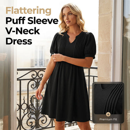 🖤 Eleganční šaty bez zipu, pohodlný materiál, vhodné na všechny příležitosti