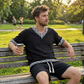 👕☀️Pánský set – volný top a kraťasy (2dílný) – Bezstarostné pohodlí a styl 🔥