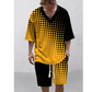 👕☀️Pánský set – volný top a kraťasy (2dílný) – Bezstarostné pohodlí a styl 🔥