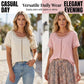 👚Dámské ležérní top v bohémském stylu s prořezávaným vzorem☁️