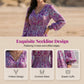 📢📢40% OFF !! ⏰Women's V-Neck Paisley Print Maxi Dress