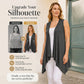 Women's Casual Sleeveless Draped Cardigan