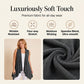 Women's Casual Sleeveless Draped Cardigan