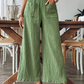 Women's Casual Solid-Color Loose-Fitting Pants