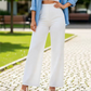👚 Dámské Široké Kalhoty s Vysokým Pasem | Elegantní Splývavý Střih | 8 Barev | S–3XL | Pohodlí & Styl ✨