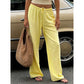 Women's Casual Wide-Leg Drawstring Pants