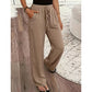 Dámské volnočasové kalhoty s rovným střihem