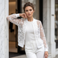 📢📢Sleva 49 %⏰👗 Dámské letní květinové průhledné síťované sako – Prodyšné a elegantní vyšívání 🌸