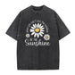 🌼 Unisex Vintage Tričko s Heřmánkem | Be the Sunshine | Retro Vyprané | 10 Barev | S–3XL