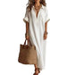🌿Women’s Minimalist Solid Color Maxi Dress