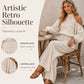 🌸 Dámská souprava s topem s výstřihem na ramenou a širokými kalhotami – boho elegance a prodyšnost jako u lnu ✨