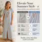 🌿 Dámské Maxi Šaty s Vývázkáním | Boho Etno Styl | Přední Rozparek | 4 Barvy | S–4XL | Letní Elegance ✨