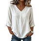 Trending Now⭐👚 Flowy V-Neck Top with Breezy Silhouette