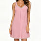 🎁2026 New Arrivals 50% OFF💥Women's Lace V-Neck Nightdress Loose Modal Slip Sleepwear