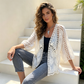 🌸 Dámský Krajkový Kardigan s Výšivkou | Otevřený Střih | 6 Barev | S–3XL | Boho Elegance ✨